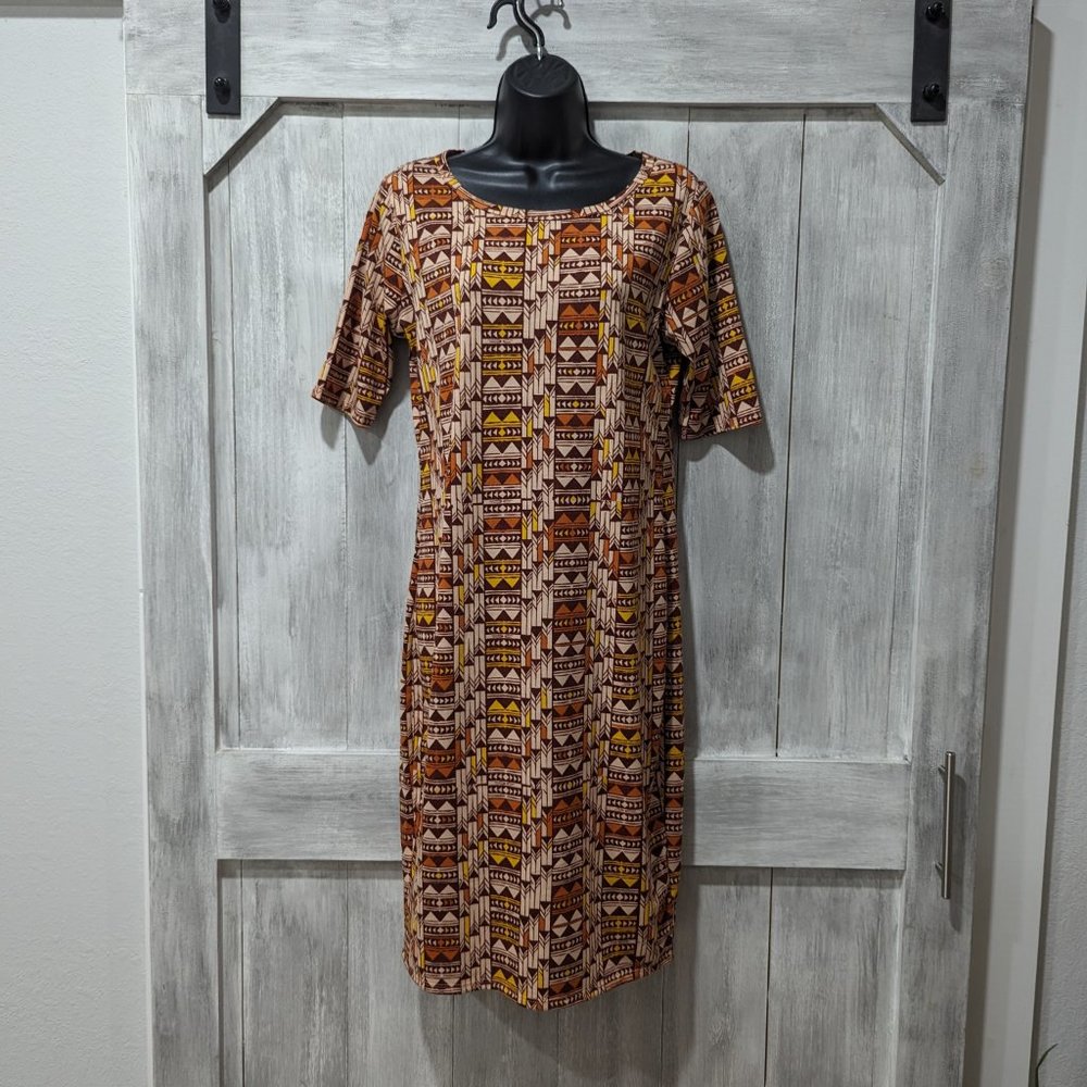 LulaRoe Geometric Pattern Dress Size Med